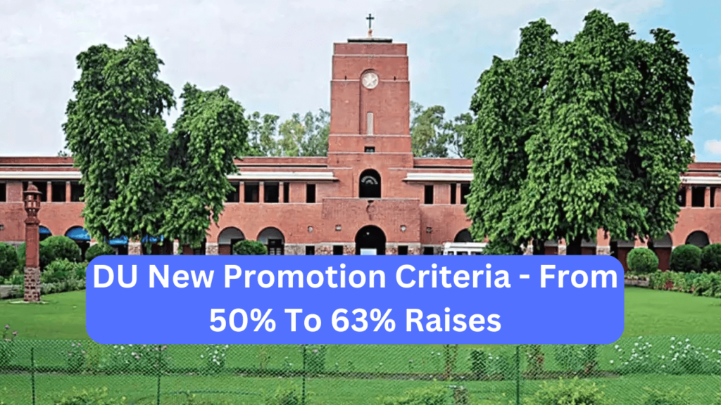 DU New Promotion Criteria - From 50% To 63% Raises