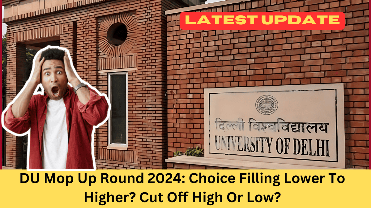 DU Mop Up Round 2024: Choice Filling Lower To Higher? Cut Off High Or Low?